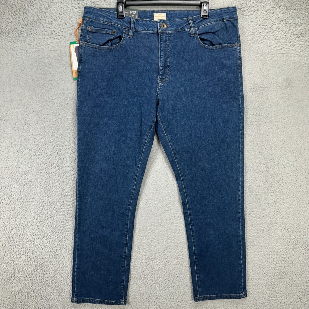 Original Weatherproof Vintage The Dillon Mens Straight Fit‎ Jeans 38X30 Blue NEW